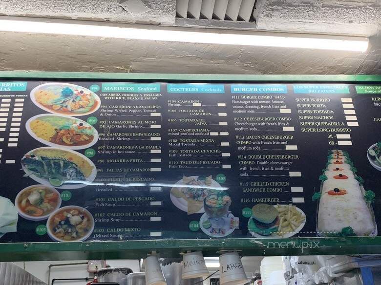 El Picocito Restaurant - Bellflower, CA menu_pic