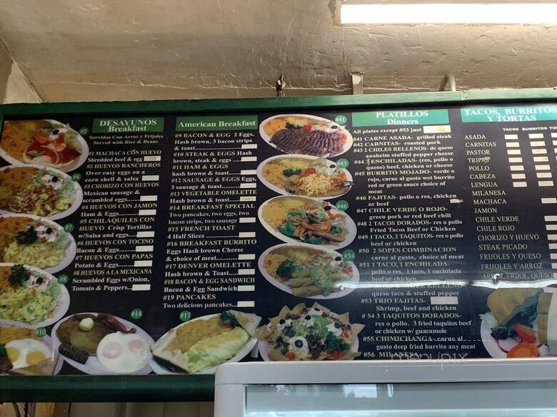 El Picocito Restaurant - Bellflower, CA menu_pic