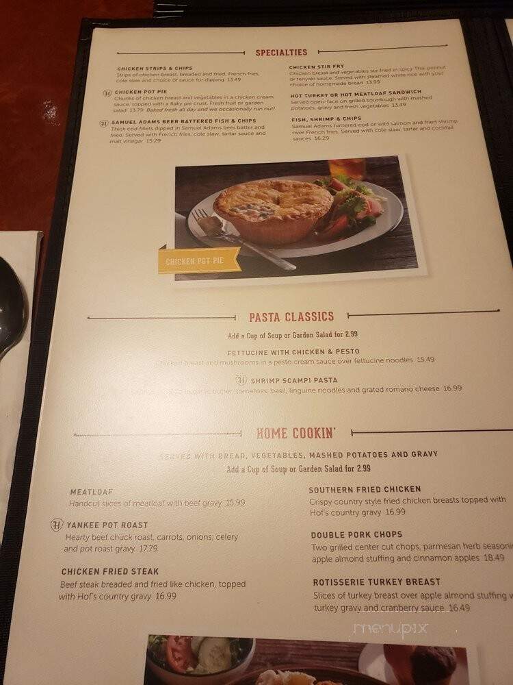 Hof's Hut Restaurant - Los Alamitos, CA menu_pic