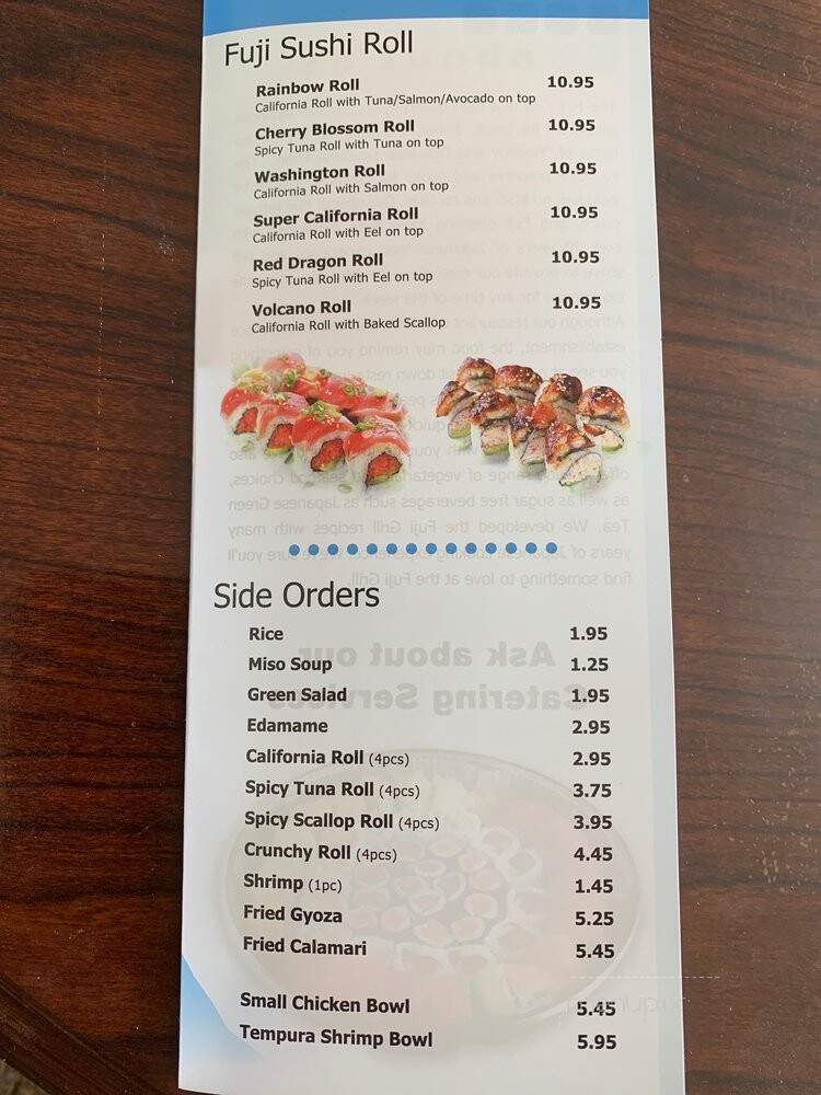 Fuji Grill - Lakewood, CA menu_pic