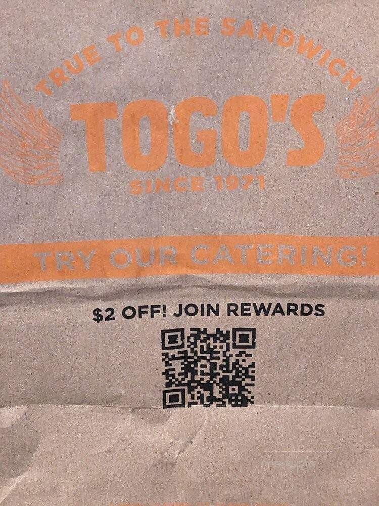 Togo's - Long Beach, CA menu_pic