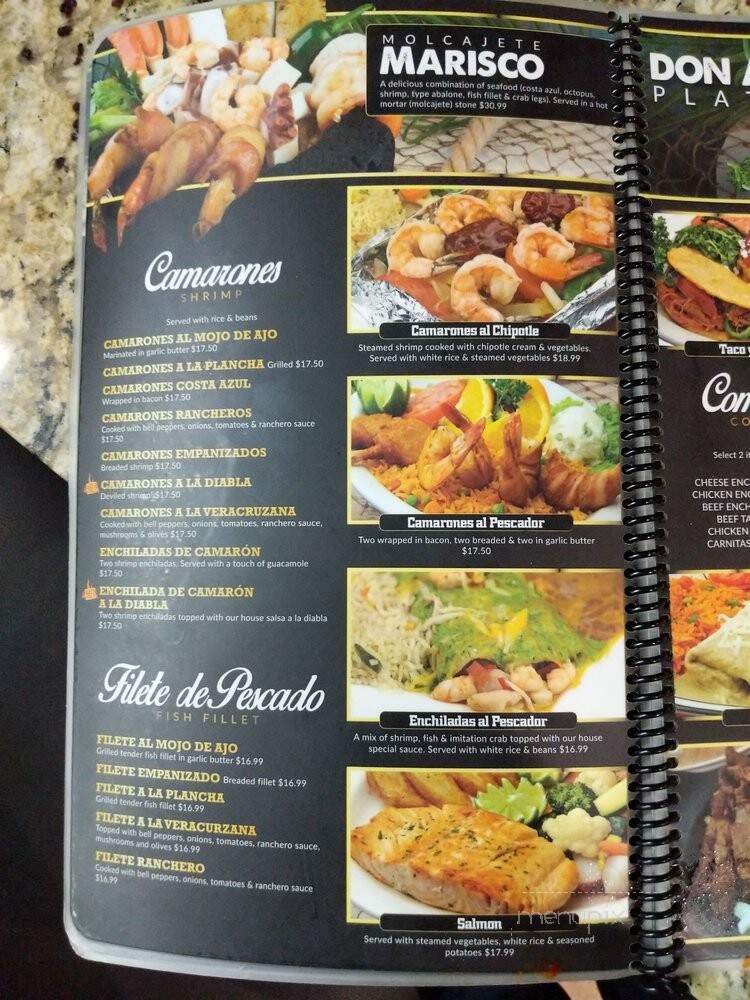 El Pescador - Pico Rivera, CA menu_pic