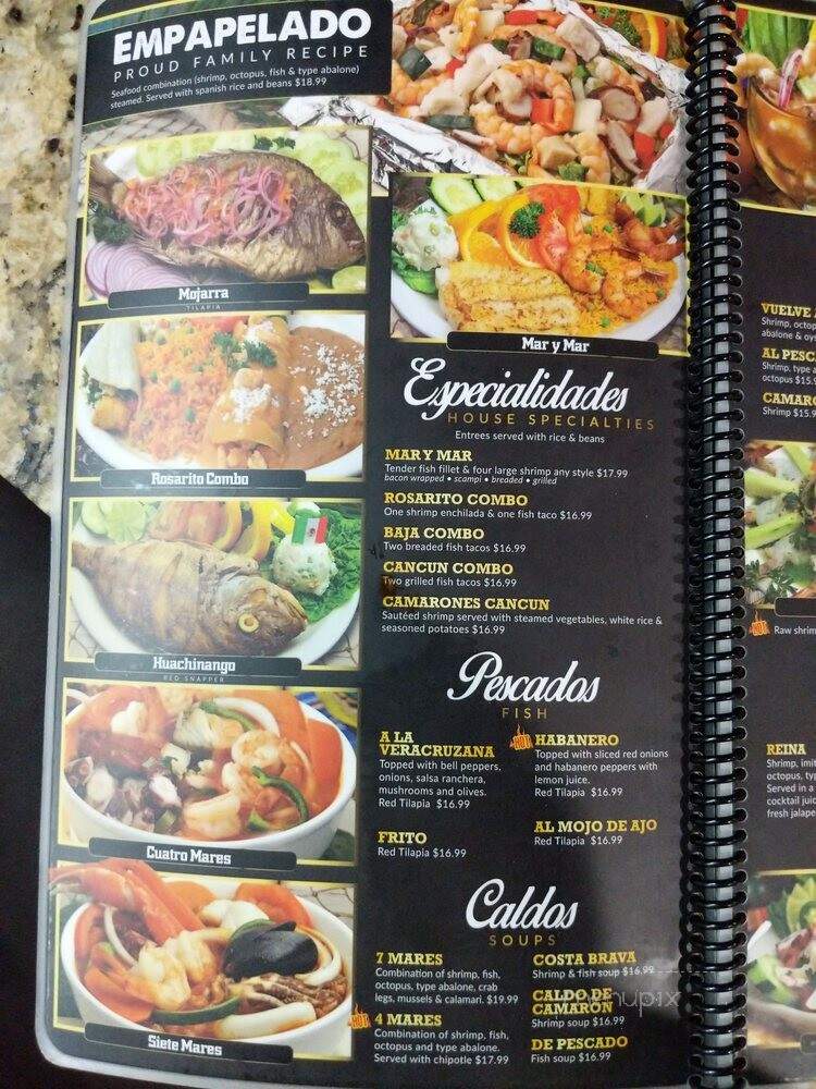 El Pescador - Pico Rivera, CA menu_pic