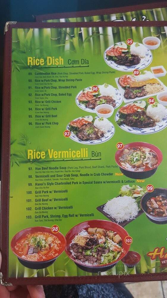 Pho I Luv - West Covina, CA menu_pic