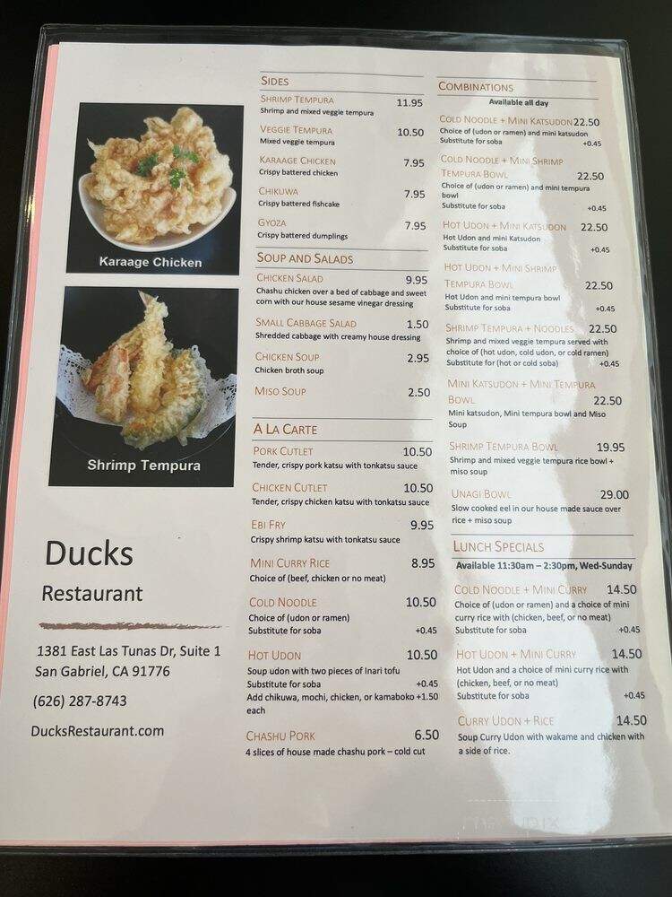 Ducks Restaurant - San Gabriel, CA
