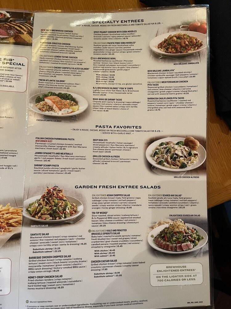 Bj's Chicago Pizza & Brewery - Montebello, CA menu_pic