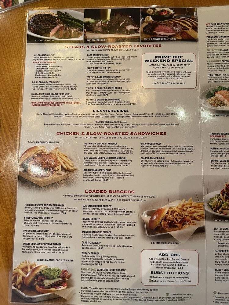 Bj's Chicago Pizza & Brewery - Montebello, CA menu_pic