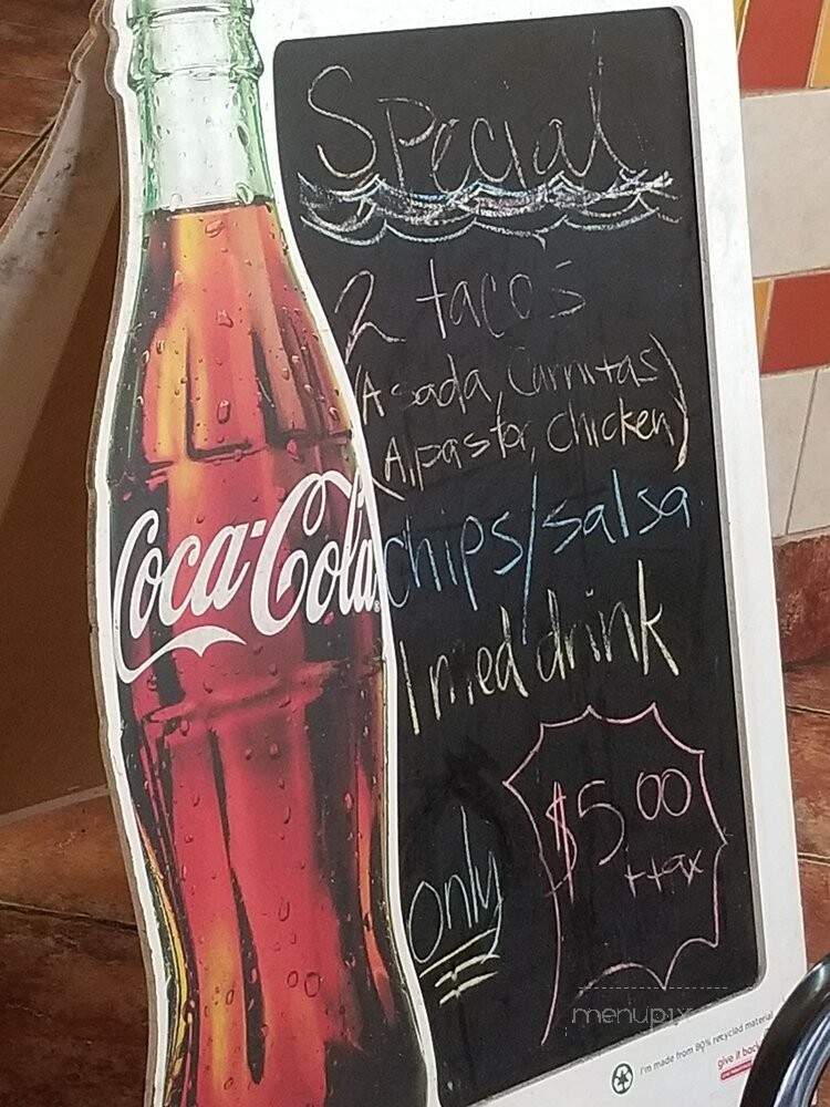 Nelly's Mexican Food - Downey, CA menu_pic
