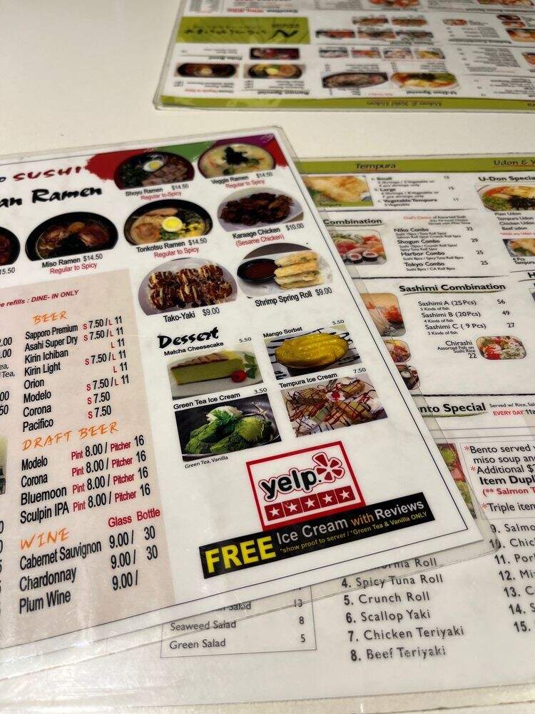 Niko Niko Sushi - Cerritos, CA menu_pic