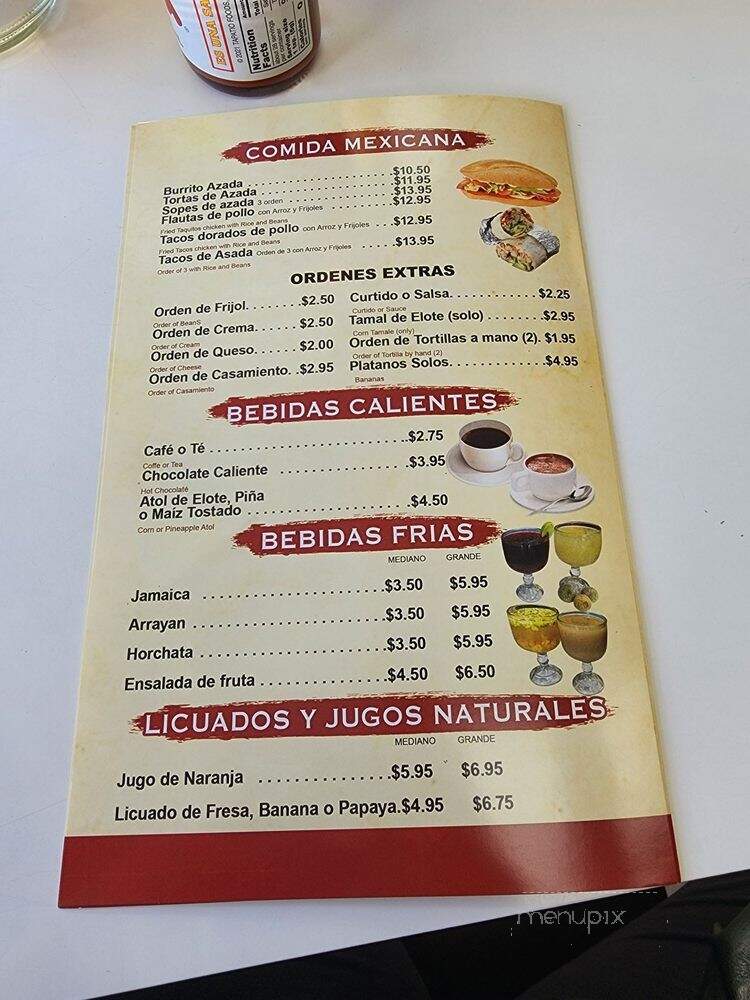 Carmen's Restaurant - Pico Rivera, CA menu_pic