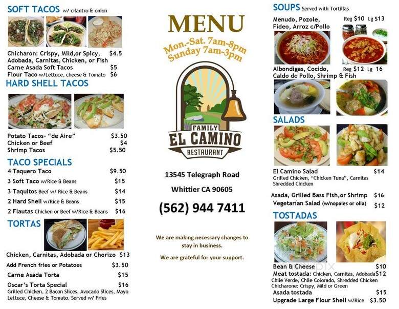 El Camino Restaurant - Whittier, CA