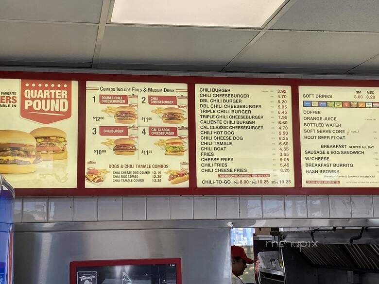 Tommy's Hamburgers - Pico Rivera, CA menu_pic