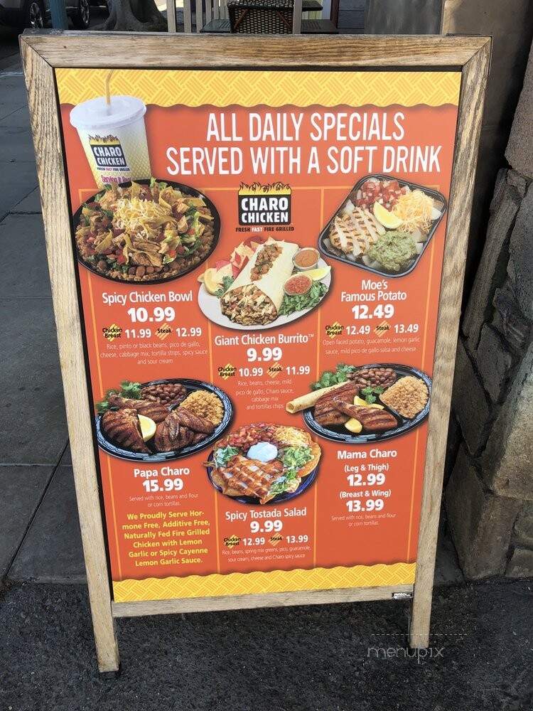 Charo Chicken - Seal Beach, CA menu_pic