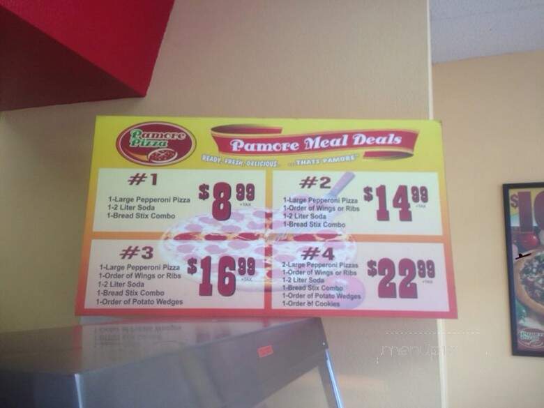 Pamore Pizza - Whittier, CA menu_pic