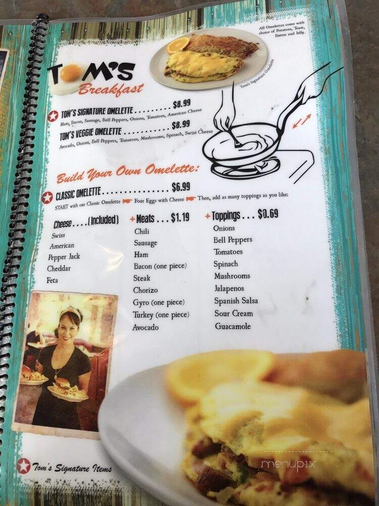Tom's Burgers - South El Monte, CA menu_pic