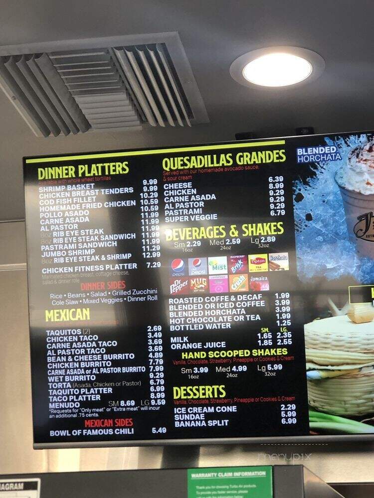 Michael's Super Burgers - Whittier, CA menu_pic