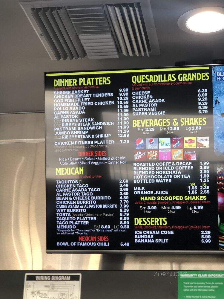 Michael's Super Burgers - Whittier, CA menu_pic