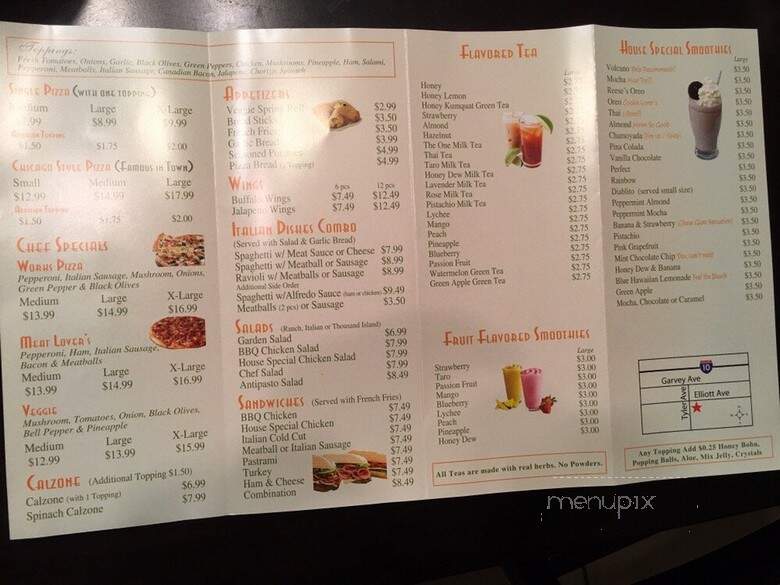 Mr Pizza & Pasta - El Monte, CA menu_pic