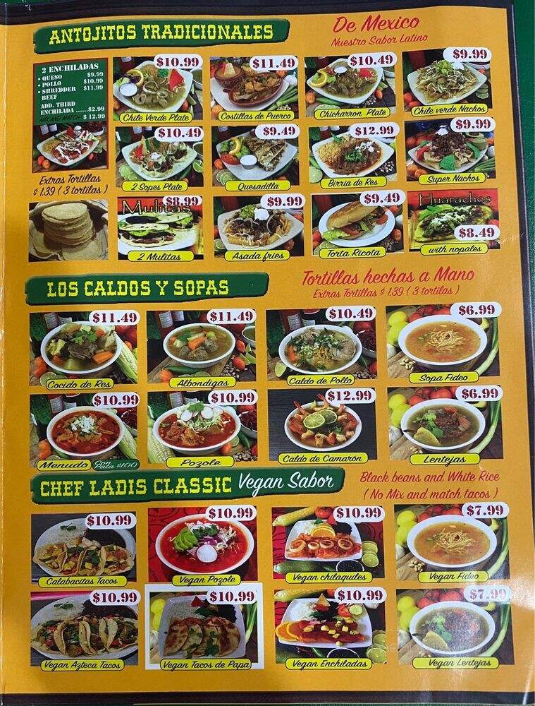 Que Buena Taqueria - Whittier, CA menu_pic