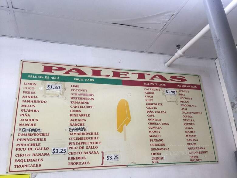La Michoacana - El Monte, CA menu_pic