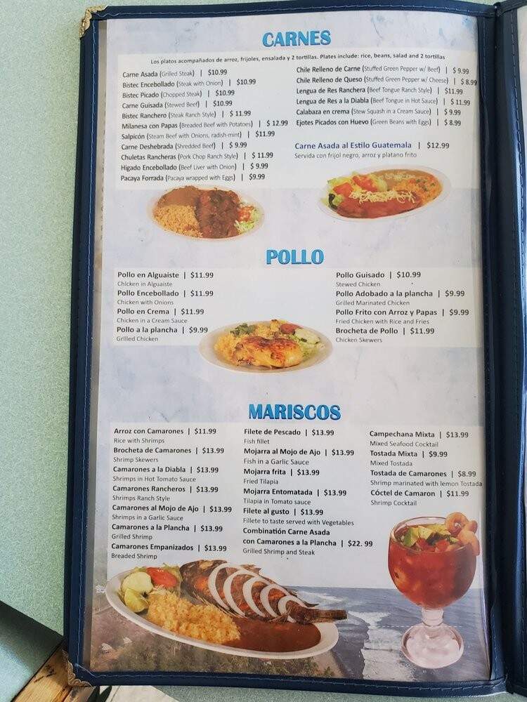 El Comalero Pupuseria - El Monte, CA menu_pic