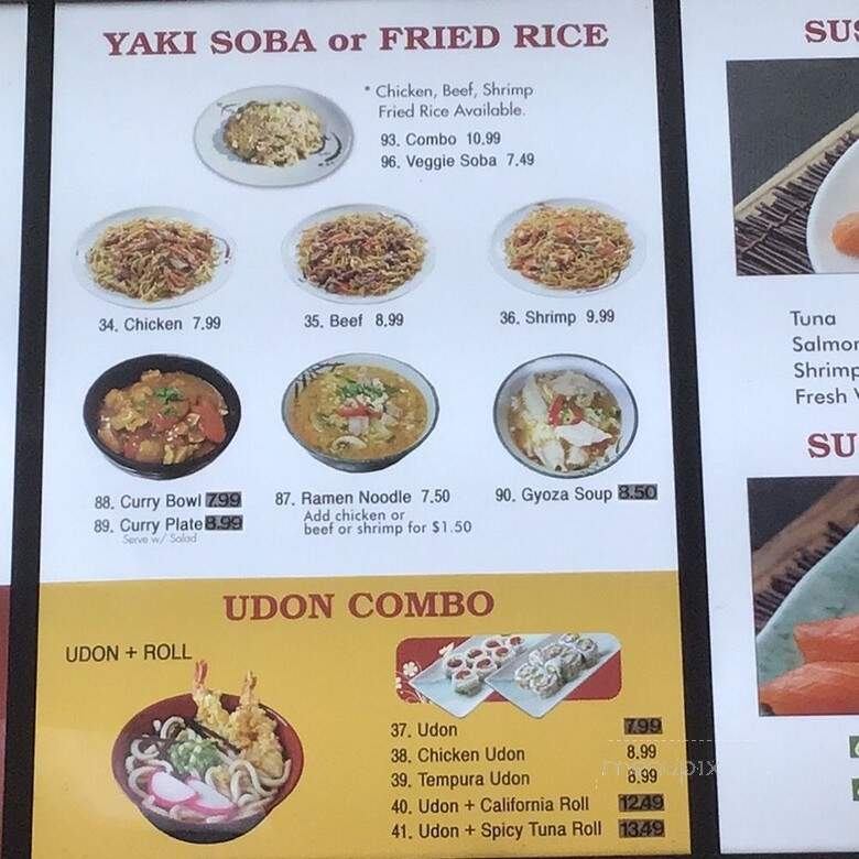Toyoko Teriyaki & Sushi - La Mirada, CA menu_pic