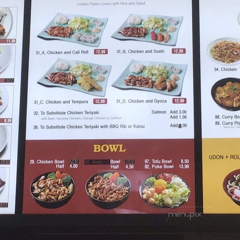 Toyoko Teriyaki & Sushi - La Mirada, CA menu_pic