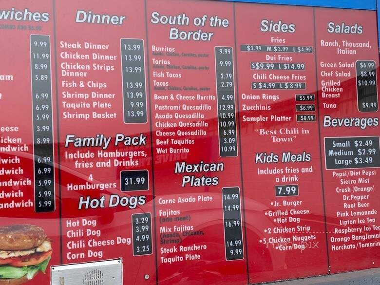 Jim's Burgers - Norwalk, CA menu_pic