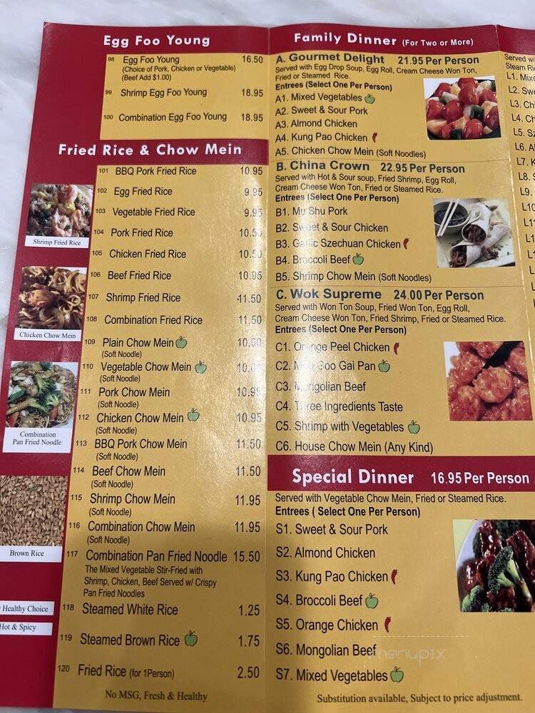 Great Wok Restaurant - Huntington Beach, CA menu_pic