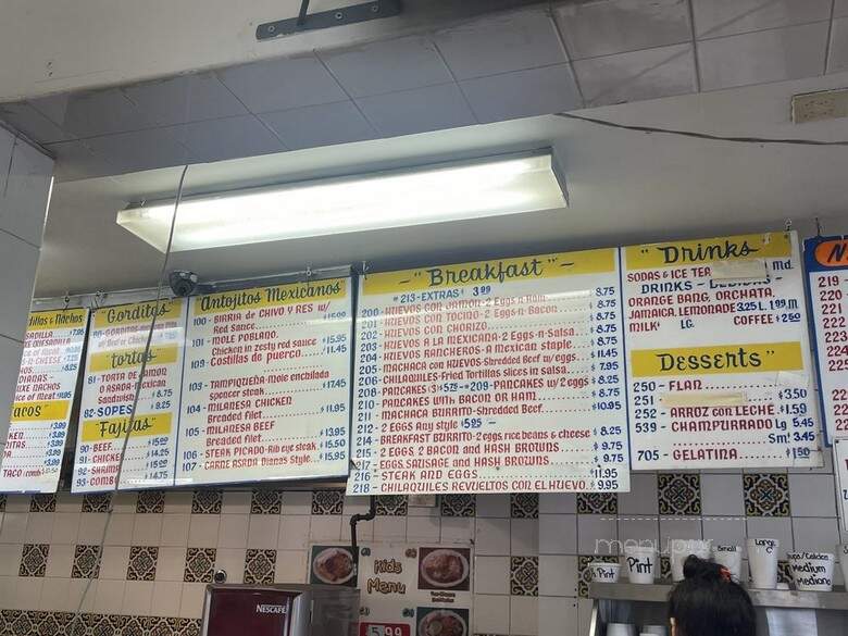 Diana's Restaurants - El Monte, CA menu_pic