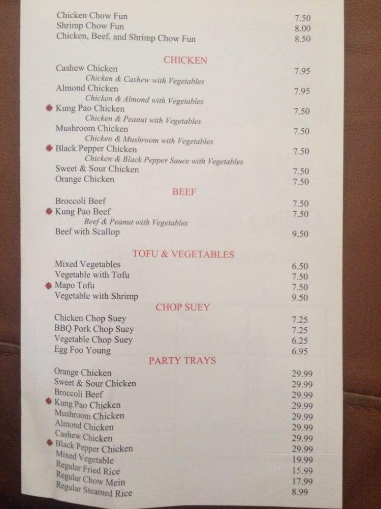 Lucky Wok - Huntington Beach, CA menu_pic