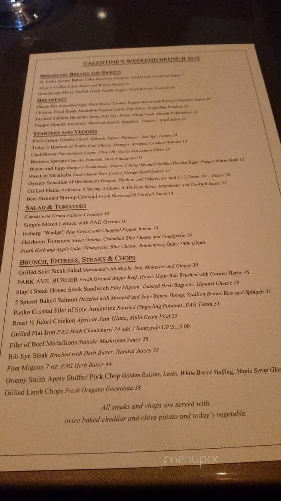 Parkavenue - Stanton, CA menu_pic