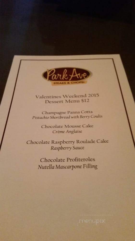 Parkavenue - Stanton, CA menu_pic