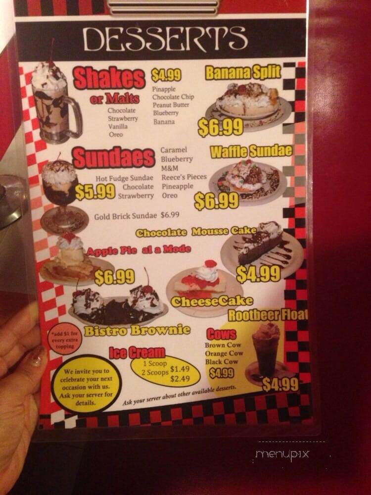 Rocky Cola Cafe - Whittier, CA menu_pic