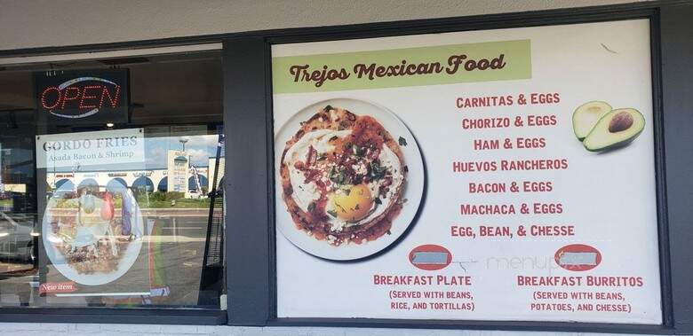 Trejo's Mexican Food - Huntington Beach, CA menu_pic