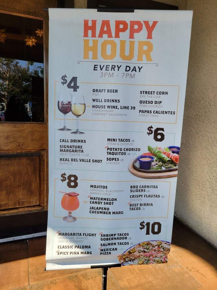 El Torito Mexican Grill - Cypress, CA menu_pic