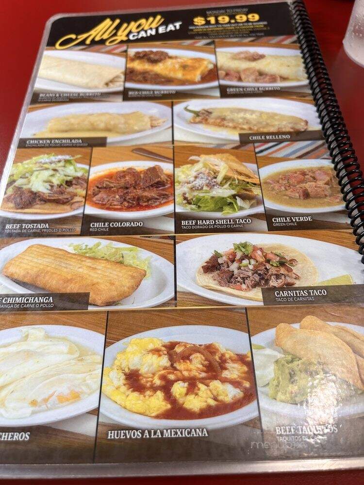 Casa Jimenez - Baldwin Park, CA menu_pic