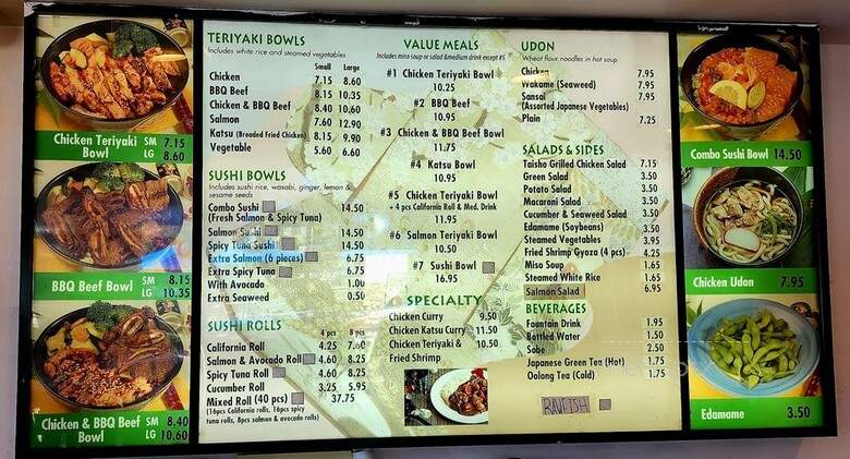 Taisho - Monrovia, CA menu_pic