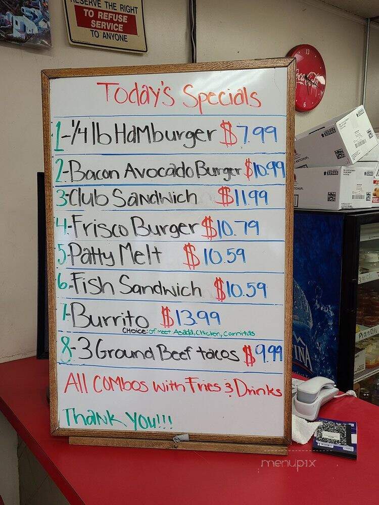 Esperanza Burgers - Anaheim, CA menu_pic