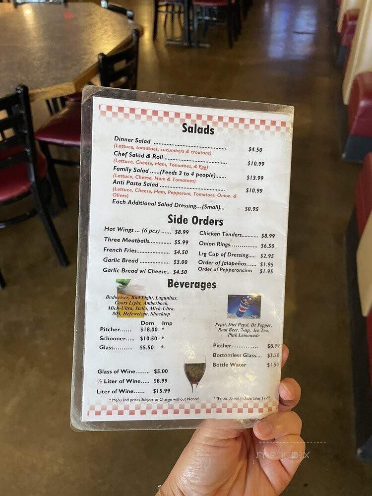 Ciro's Pizza - Buena Park, CA menu_pic