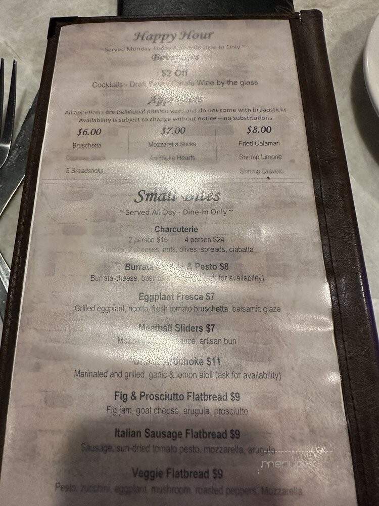 Dominic's Ristorante Italiano - Cypress, CA menu_pic