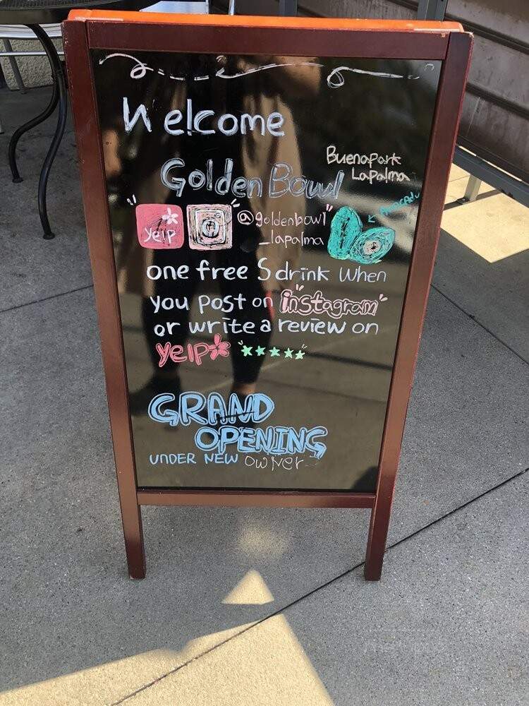 Golden Bowl - Buena Park, CA menu_pic