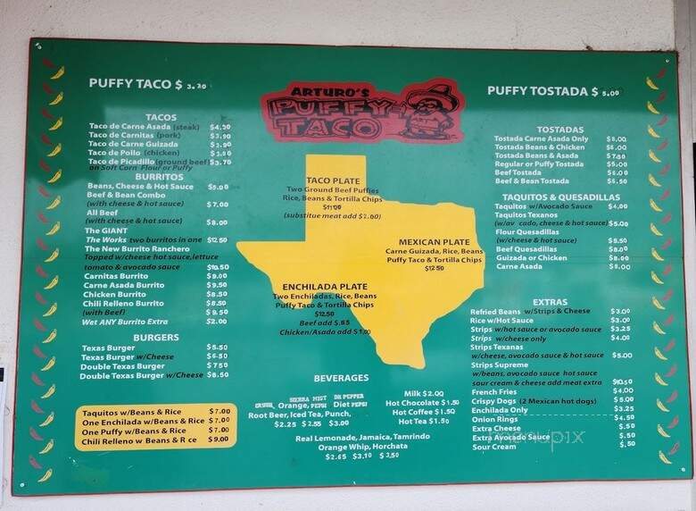 Arturo's Puffy Taco - Whittier, CA