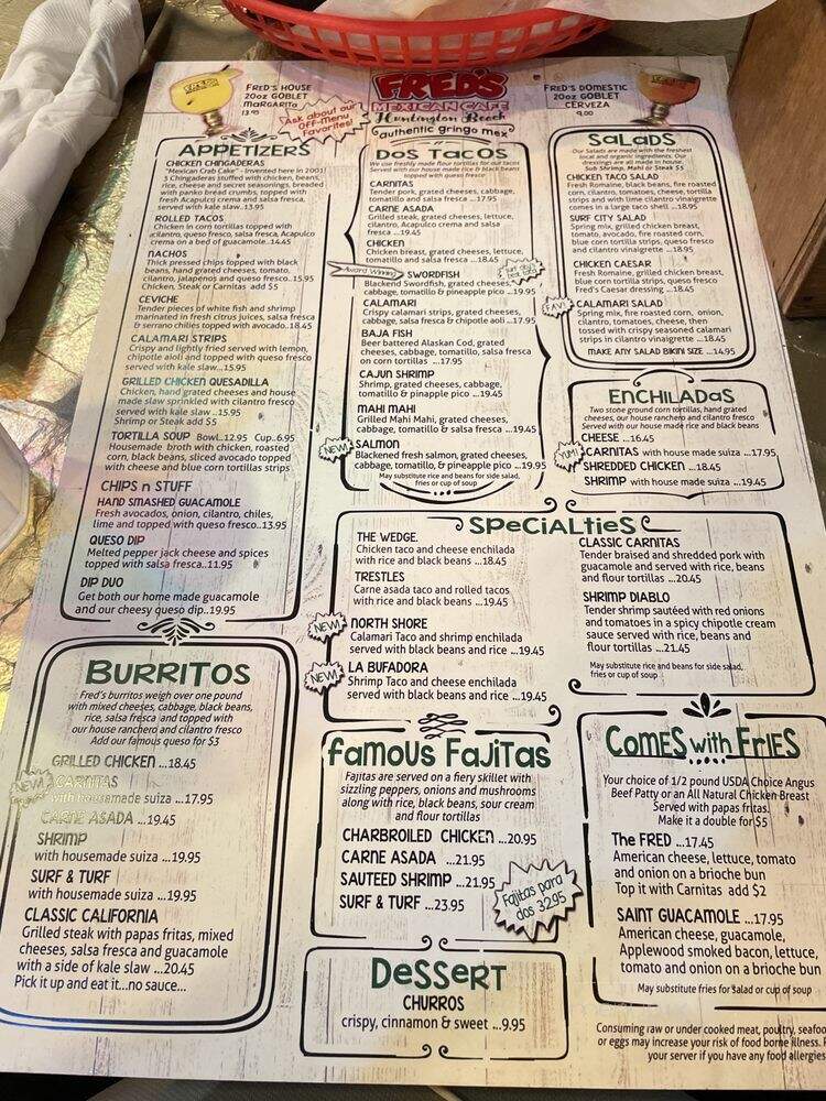 Fred's Mexican Cafe - Huntington Beach, CA