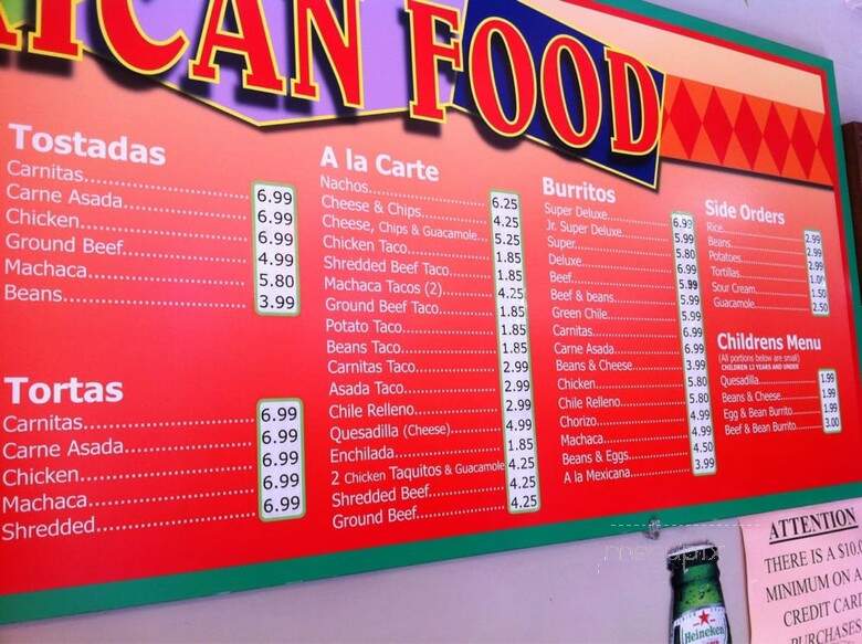 Pete's Mexican Food - Huntington Beach, CA menu_pic