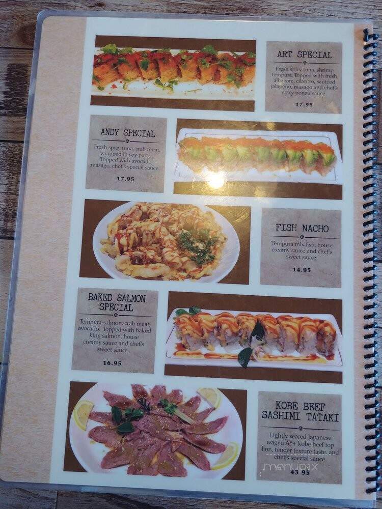 Sushi From East Restaurant - Whittier, CA menu_pic