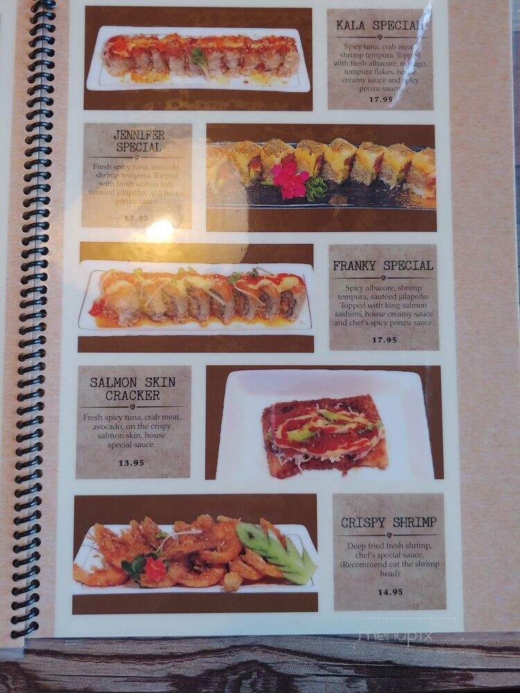 Sushi From East Restaurant - Whittier, CA menu_pic