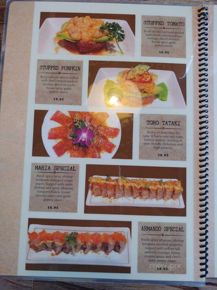 Sushi From East Restaurant - Whittier, CA menu_pic