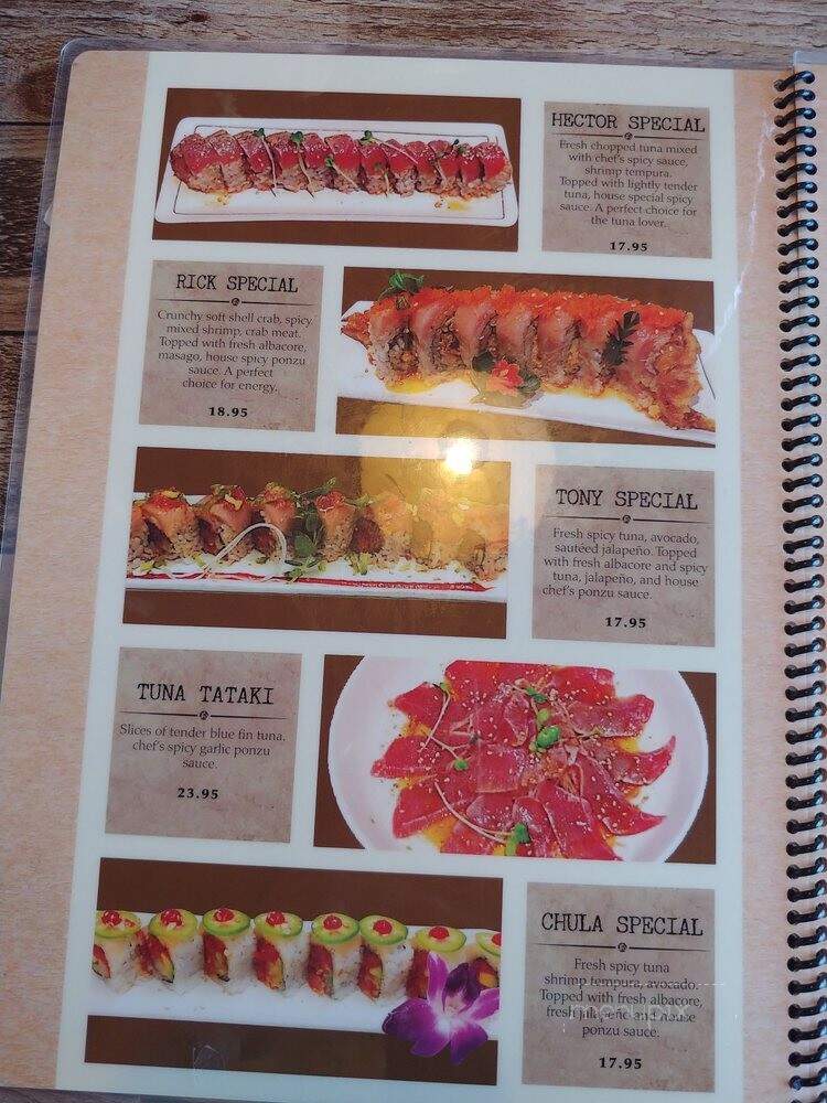 Sushi From East Restaurant - Whittier, CA menu_pic
