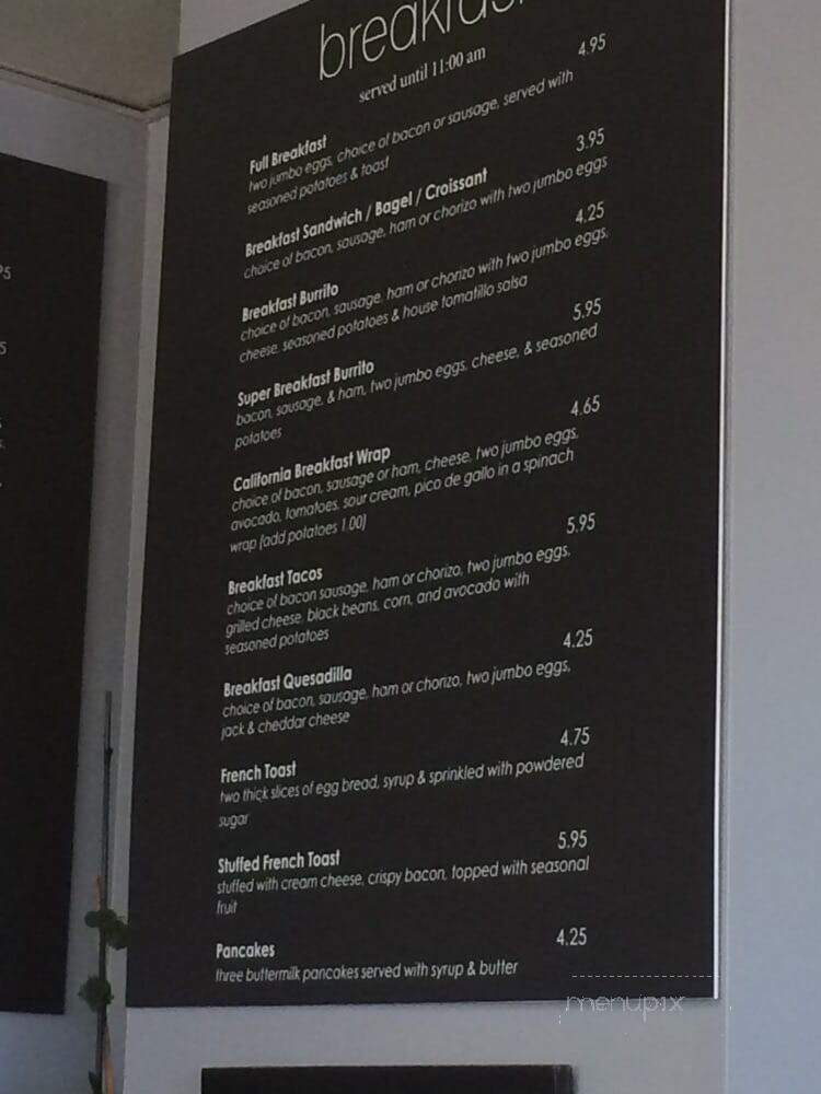 Caffe Latta Da - Westminster, CA menu_pic